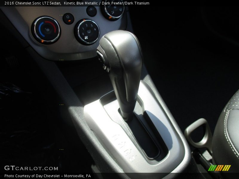 Kinetic Blue Metallic / Dark Pewter/Dark Titanium 2016 Chevrolet Sonic LTZ Sedan