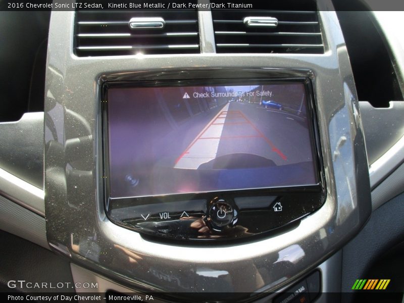 Kinetic Blue Metallic / Dark Pewter/Dark Titanium 2016 Chevrolet Sonic LTZ Sedan