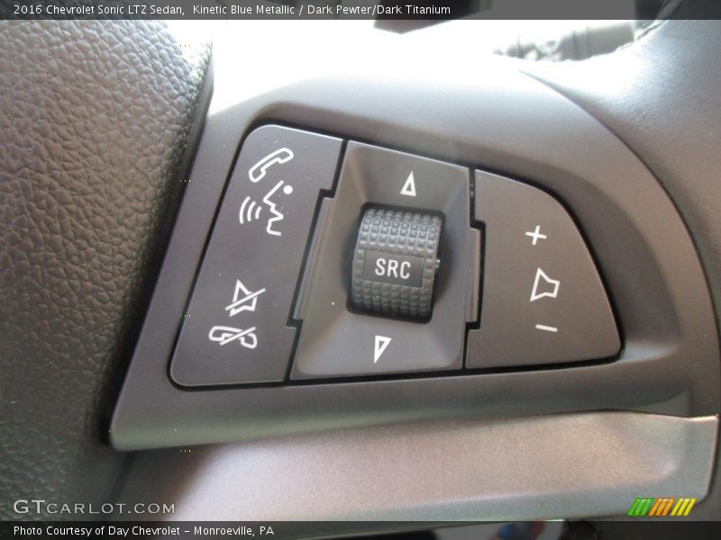 Kinetic Blue Metallic / Dark Pewter/Dark Titanium 2016 Chevrolet Sonic LTZ Sedan