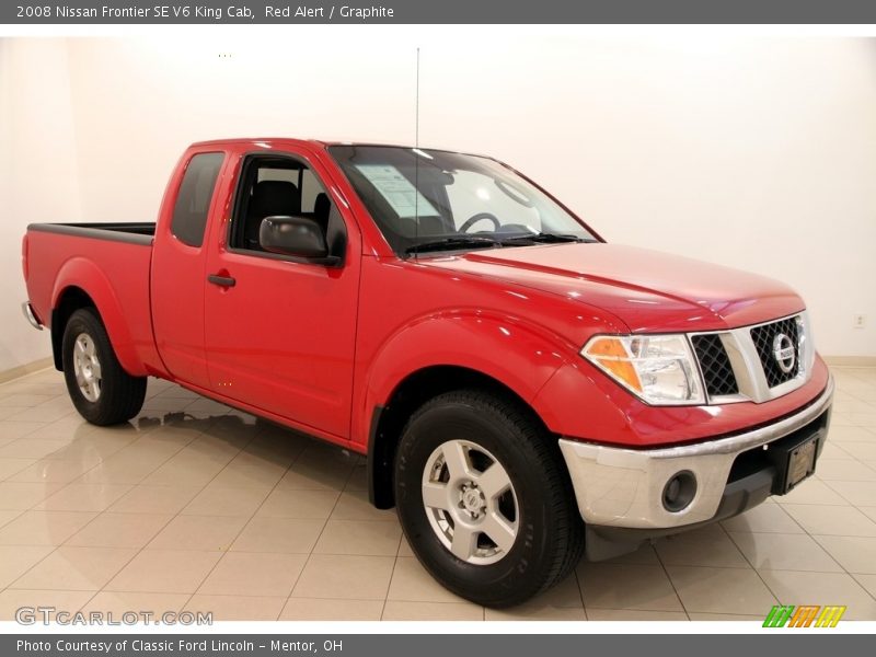 Red Alert / Graphite 2008 Nissan Frontier SE V6 King Cab