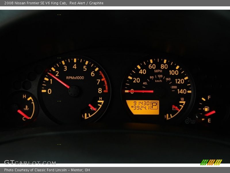 Red Alert / Graphite 2008 Nissan Frontier SE V6 King Cab