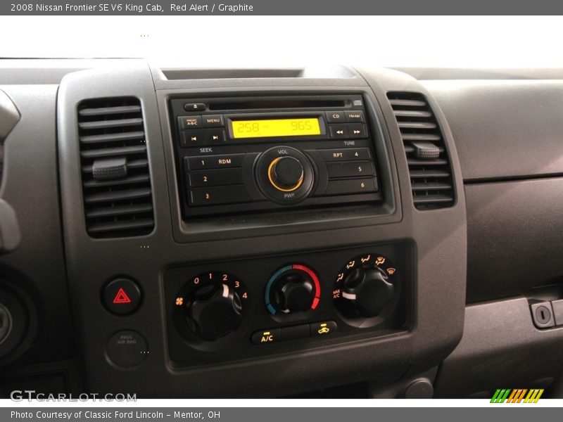 Red Alert / Graphite 2008 Nissan Frontier SE V6 King Cab