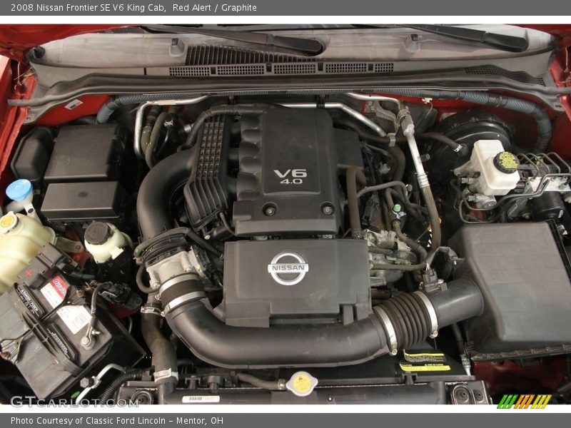 Red Alert / Graphite 2008 Nissan Frontier SE V6 King Cab