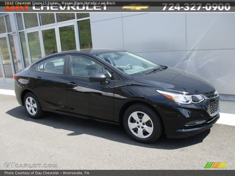 Mosaic Black Metallic / Jet Black 2016 Chevrolet Cruze LS Sedan