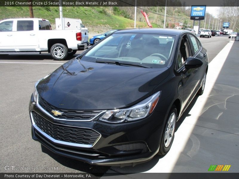 Mosaic Black Metallic / Jet Black 2016 Chevrolet Cruze LS Sedan