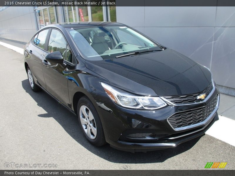 Mosaic Black Metallic / Jet Black 2016 Chevrolet Cruze LS Sedan