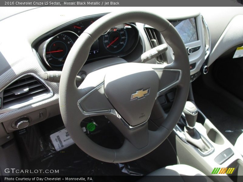Mosaic Black Metallic / Jet Black 2016 Chevrolet Cruze LS Sedan