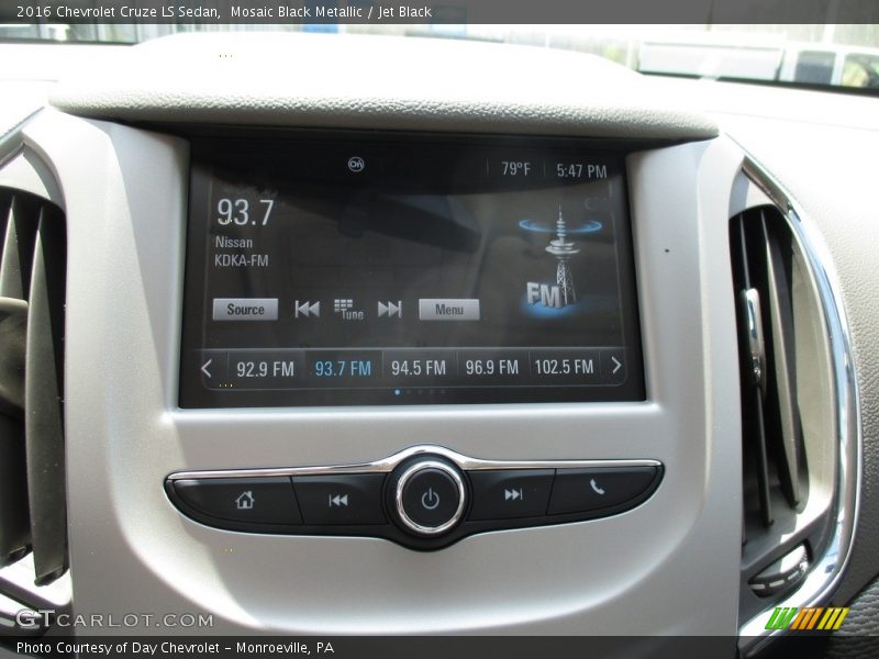 Mosaic Black Metallic / Jet Black 2016 Chevrolet Cruze LS Sedan