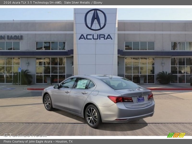Slate Silver Metallic / Ebony 2016 Acura TLX 3.5 Technology SH-AWD