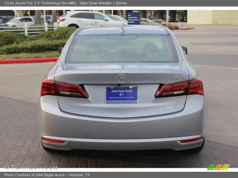 Slate Silver Metallic / Ebony 2016 Acura TLX 3.5 Technology SH-AWD