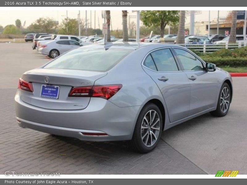 Slate Silver Metallic / Ebony 2016 Acura TLX 3.5 Technology SH-AWD
