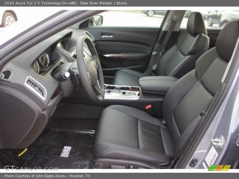 Slate Silver Metallic / Ebony 2016 Acura TLX 3.5 Technology SH-AWD