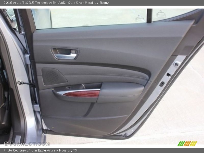 Slate Silver Metallic / Ebony 2016 Acura TLX 3.5 Technology SH-AWD