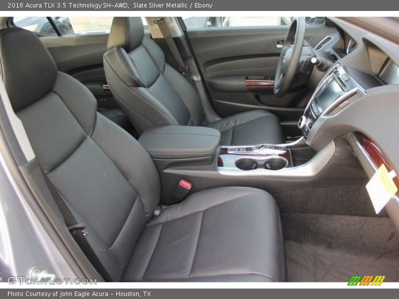 Slate Silver Metallic / Ebony 2016 Acura TLX 3.5 Technology SH-AWD