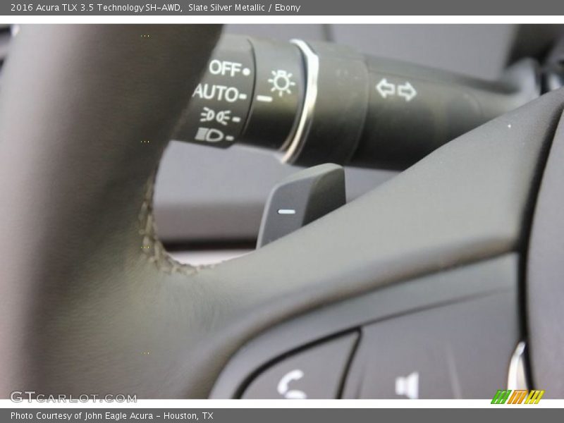 Slate Silver Metallic / Ebony 2016 Acura TLX 3.5 Technology SH-AWD