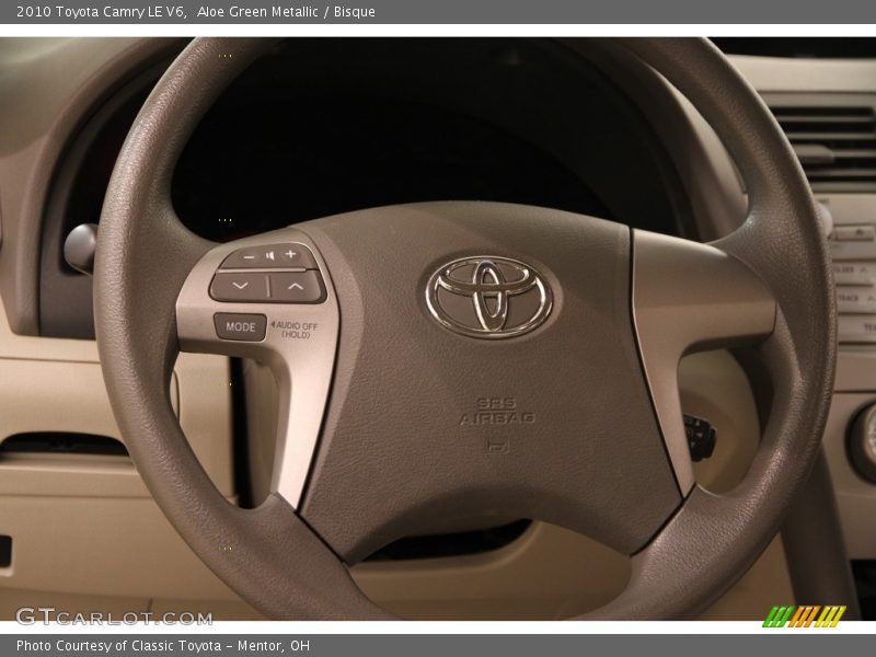 Aloe Green Metallic / Bisque 2010 Toyota Camry LE V6