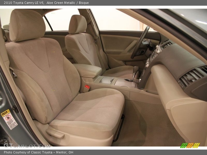 Aloe Green Metallic / Bisque 2010 Toyota Camry LE V6