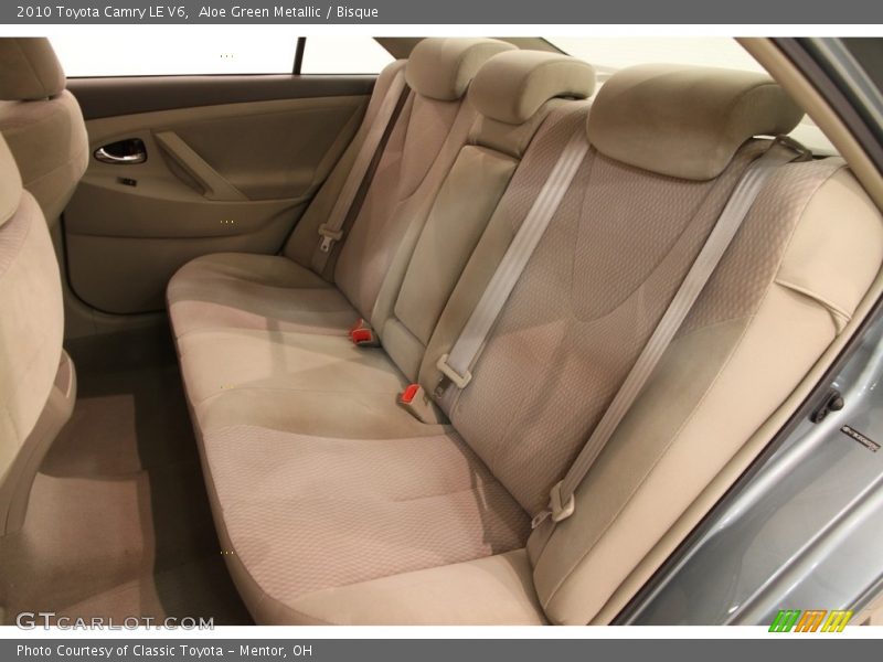 Aloe Green Metallic / Bisque 2010 Toyota Camry LE V6