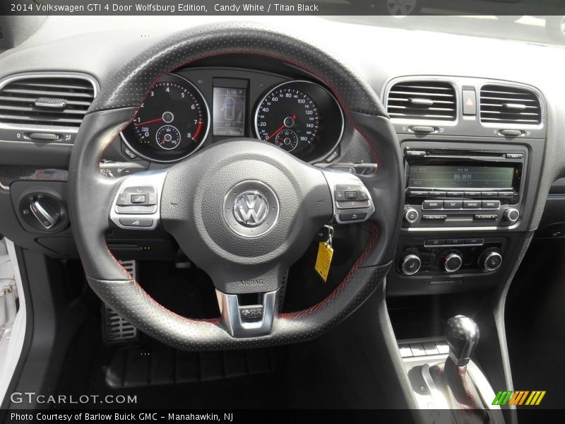 Candy White / Titan Black 2014 Volkswagen GTI 4 Door Wolfsburg Edition