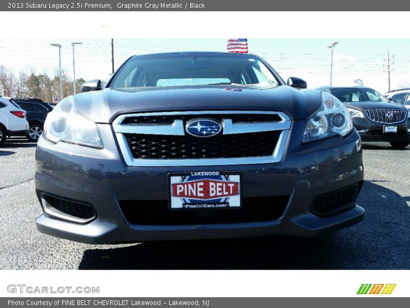 Graphite Gray Metallic / Black 2013 Subaru Legacy 2.5i Premium