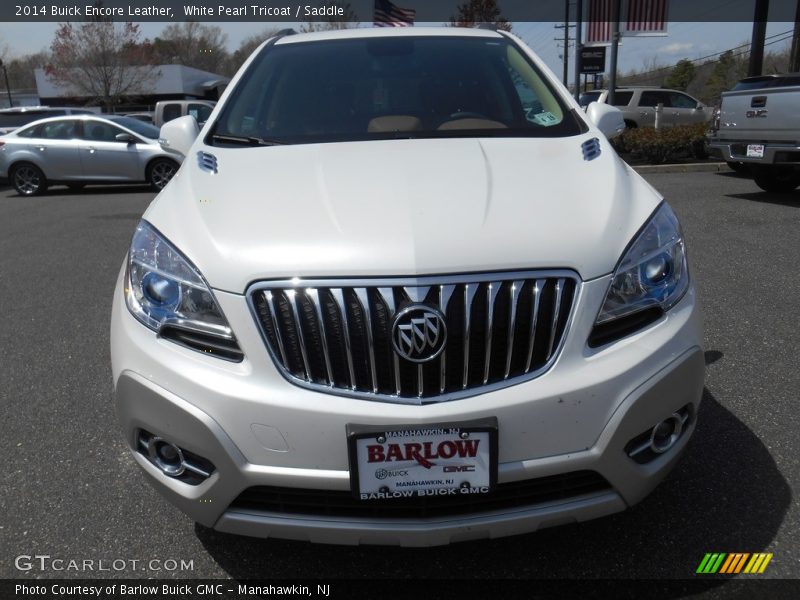 White Pearl Tricoat / Saddle 2014 Buick Encore Leather