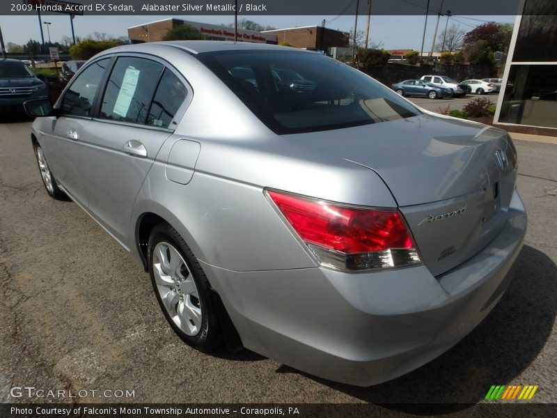 Alabaster Silver Metallic / Black 2009 Honda Accord EX Sedan