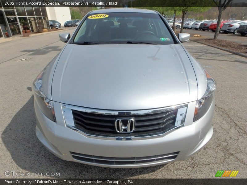Alabaster Silver Metallic / Black 2009 Honda Accord EX Sedan