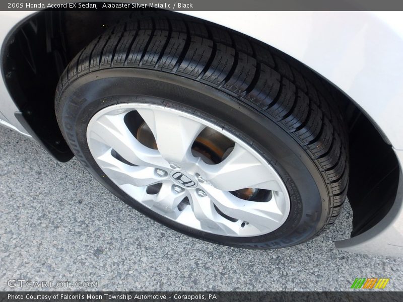 Alabaster Silver Metallic / Black 2009 Honda Accord EX Sedan