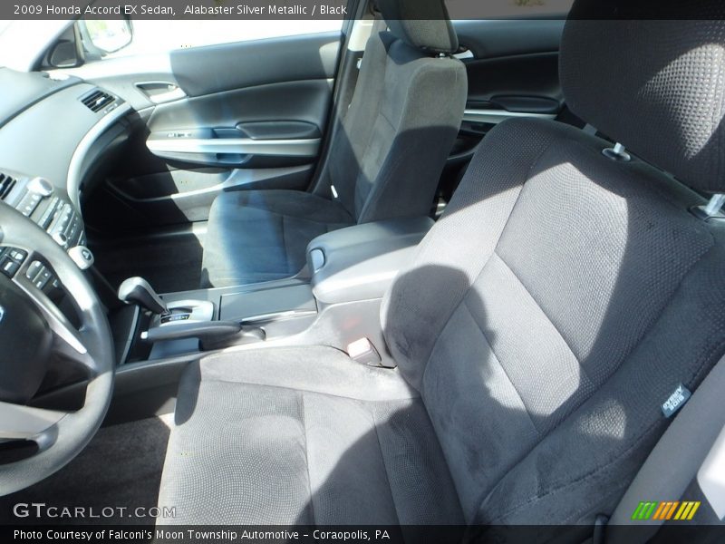 Alabaster Silver Metallic / Black 2009 Honda Accord EX Sedan