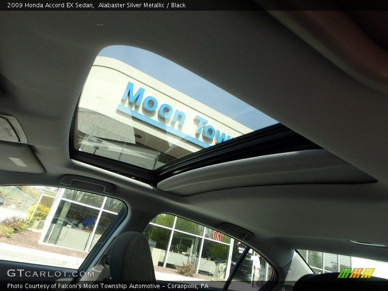 Alabaster Silver Metallic / Black 2009 Honda Accord EX Sedan