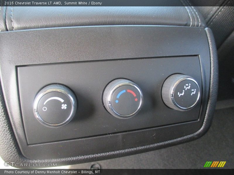 Summit White / Ebony 2016 Chevrolet Traverse LT AWD