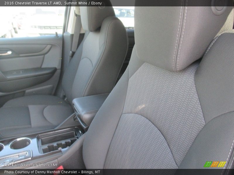 Summit White / Ebony 2016 Chevrolet Traverse LT AWD