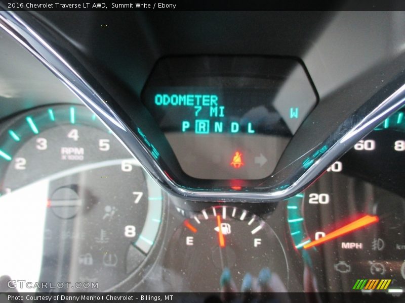 Summit White / Ebony 2016 Chevrolet Traverse LT AWD