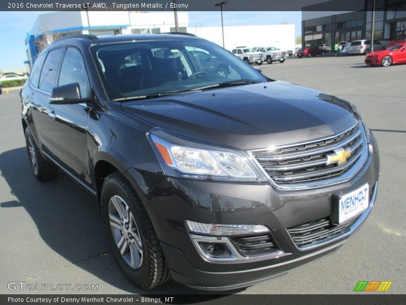 Tungsten Metallic / Ebony 2016 Chevrolet Traverse LT AWD