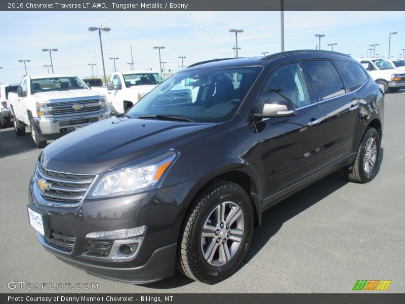 Tungsten Metallic / Ebony 2016 Chevrolet Traverse LT AWD