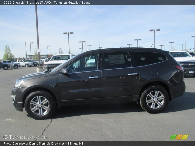 Tungsten Metallic / Ebony 2016 Chevrolet Traverse LT AWD