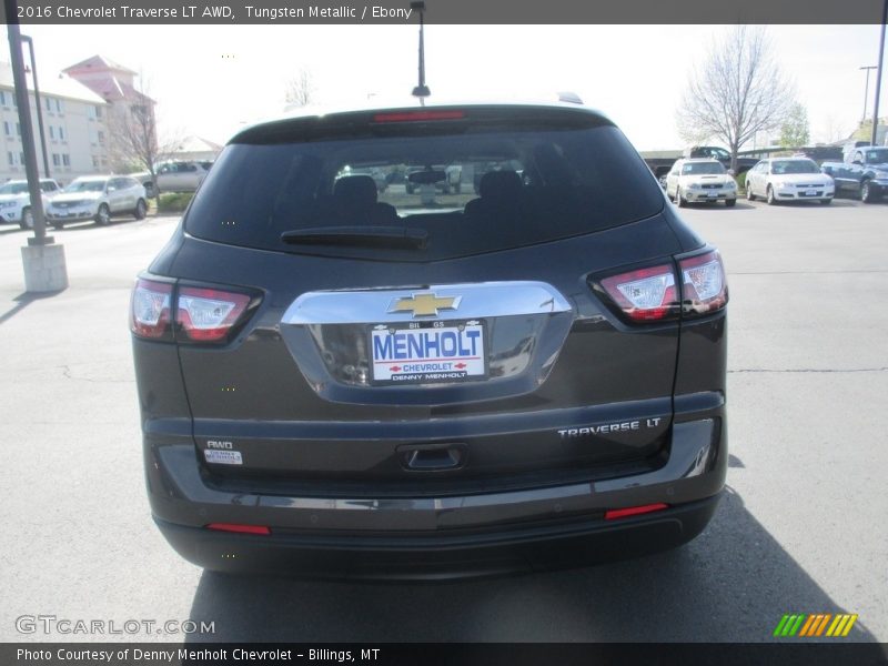 Tungsten Metallic / Ebony 2016 Chevrolet Traverse LT AWD