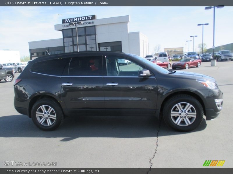 Tungsten Metallic / Ebony 2016 Chevrolet Traverse LT AWD
