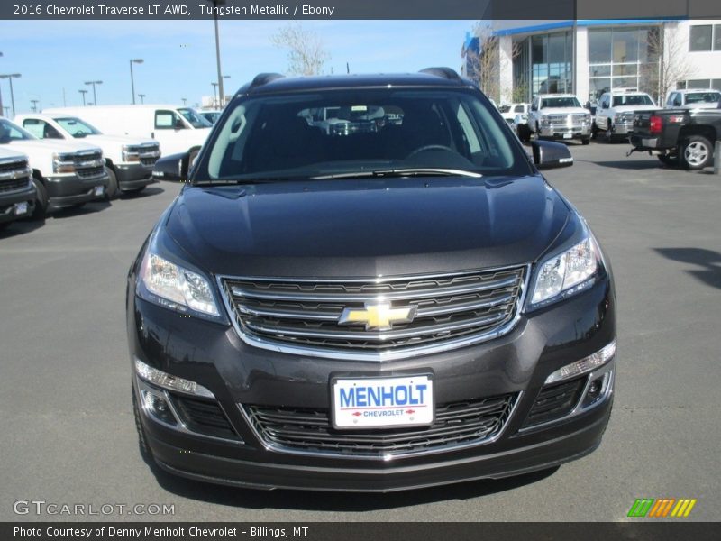 Tungsten Metallic / Ebony 2016 Chevrolet Traverse LT AWD