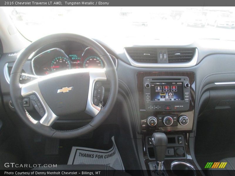 Tungsten Metallic / Ebony 2016 Chevrolet Traverse LT AWD