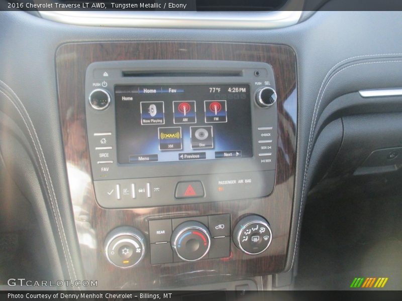 Tungsten Metallic / Ebony 2016 Chevrolet Traverse LT AWD