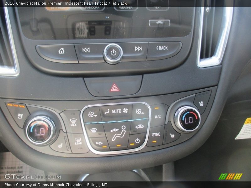 Iridescent Pearl Tricoat / Jet Black 2016 Chevrolet Malibu Premier