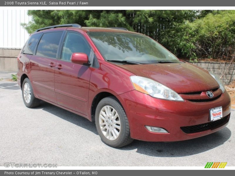 Salsa Red Pearl / Fawn 2008 Toyota Sienna XLE