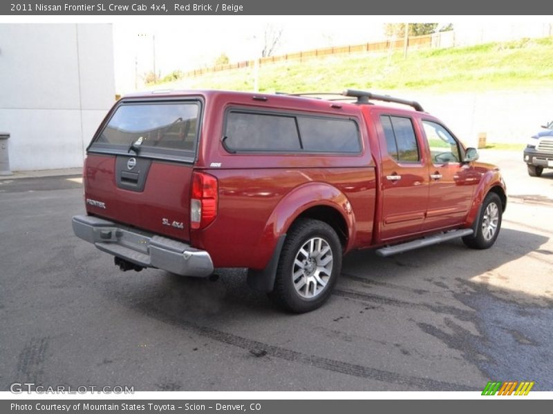 Red Brick / Beige 2011 Nissan Frontier SL Crew Cab 4x4