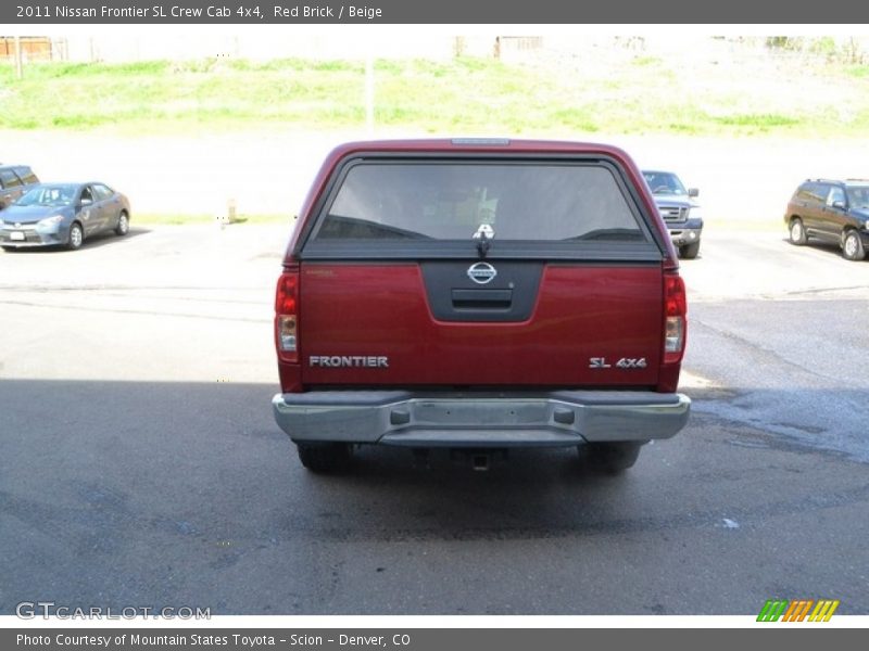 Red Brick / Beige 2011 Nissan Frontier SL Crew Cab 4x4