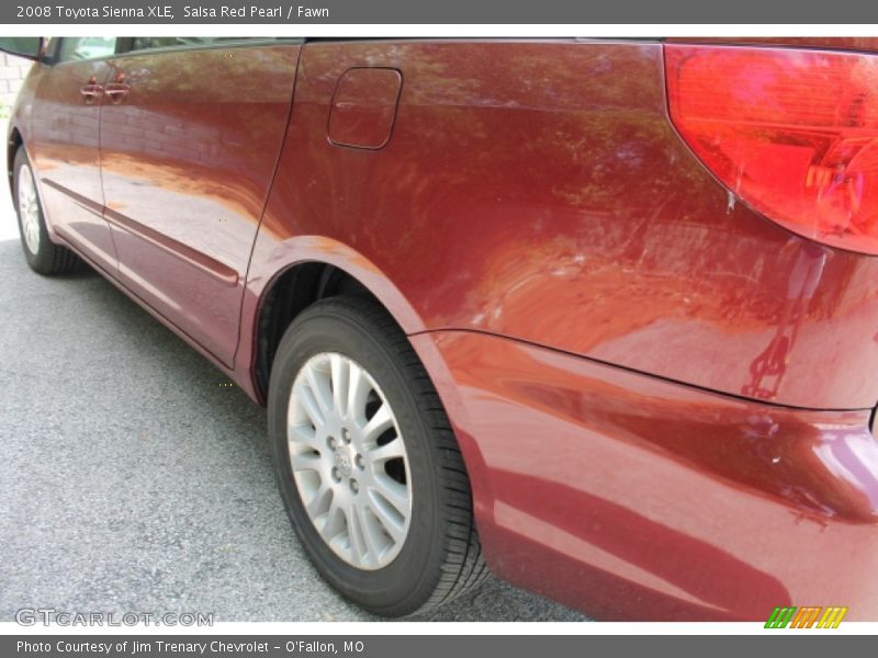 Salsa Red Pearl / Fawn 2008 Toyota Sienna XLE