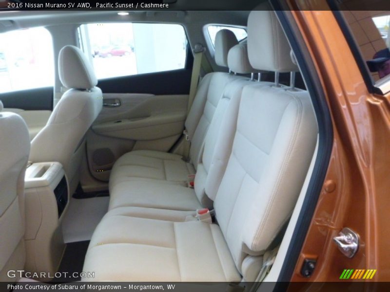 Rear Seat of 2016 Murano SV AWD