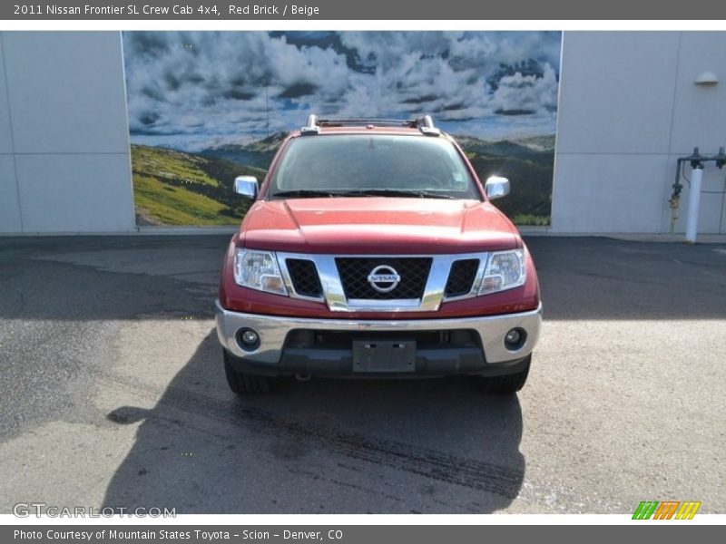 Red Brick / Beige 2011 Nissan Frontier SL Crew Cab 4x4