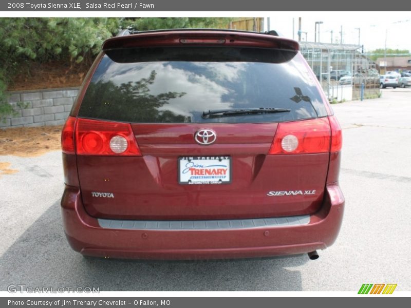Salsa Red Pearl / Fawn 2008 Toyota Sienna XLE