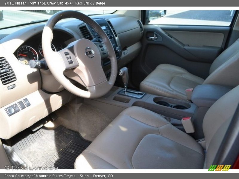 Red Brick / Beige 2011 Nissan Frontier SL Crew Cab 4x4